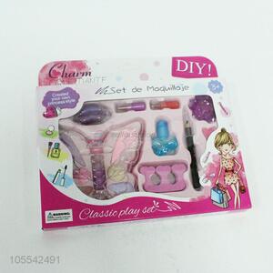 Cartoon Butterfly Shape Plastic Makeup Toy Set Best DIY Toy