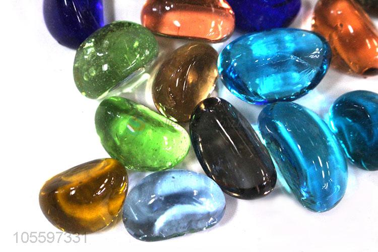 Custom Decorative Glass Stone Colorful Glass Craft