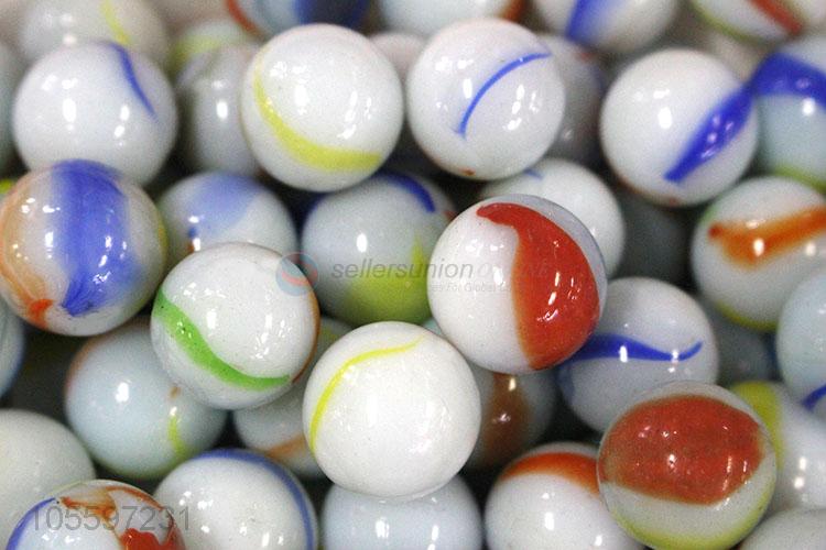 New Arrival Cream Toy Glass Ball Fashion Glass Marbles