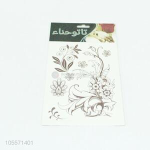 Nice Design Flower Pattern Tattoo Sticker for Sale