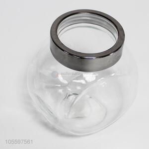 Promotional item clear glass sealed jar candies jar