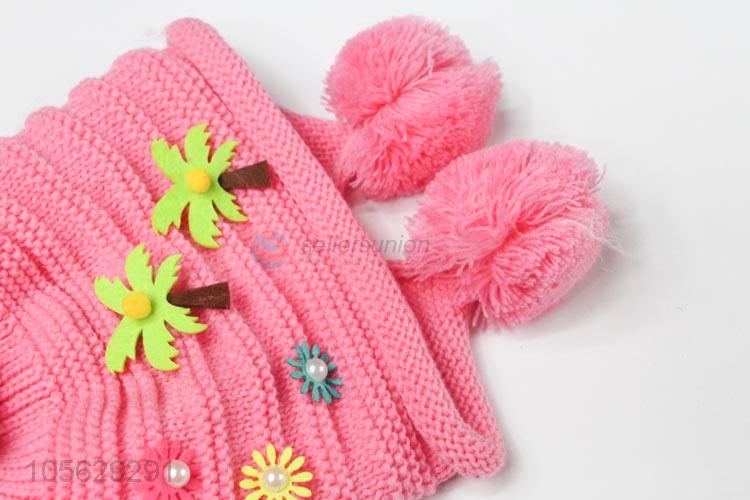 Unique Design Knitted Beanie Cap Baby Warm Hat