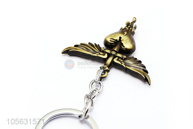 Lovely Design Heart Shape Zinc Alloy Key Chain Fashion Accessories