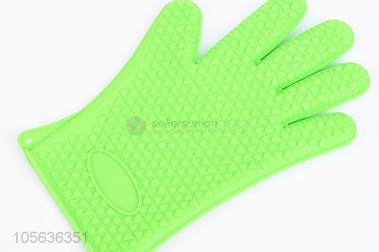 Food Grade 148g Silicone Five Fingers Insulated Gloves  BBQ Grill Gloves