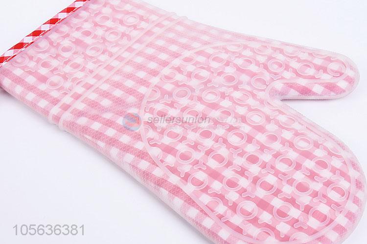 Custom 166g Kitchen Oven Mitt Baking Silicon Long Gloves