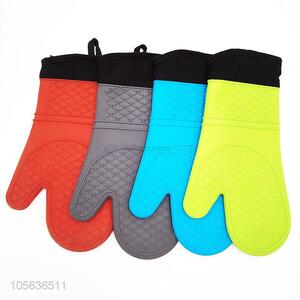 New Arrival 176g Thicken Anti-Skid Silicone Gloves For Kitchen