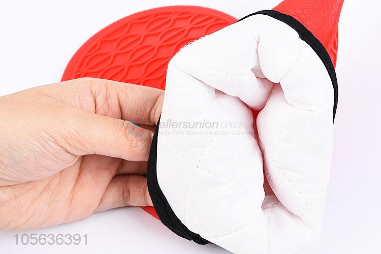 Fashion 118g Silicone Heat Resistant Gloves Oven Mitts BBQ Baking Gloves