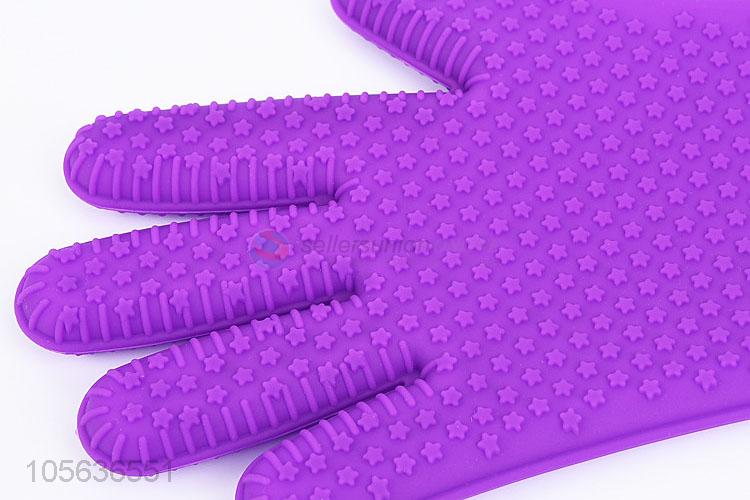 Good Sale 140g Star Pattern Anti-Skid Heat Resistant Silicone Gloves