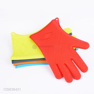 Best Selling 130g Kitchen Cooking Baking Five Fingers Silicone Heat Resistant Glove