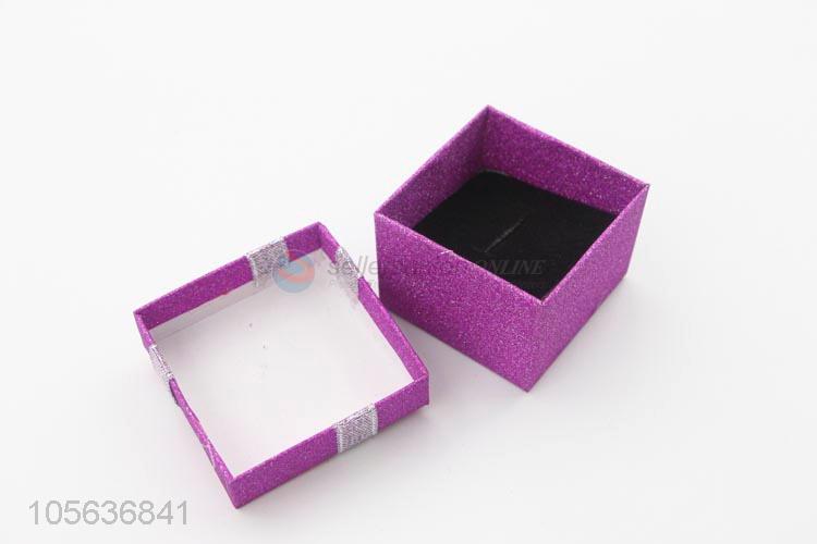 Best selling delicate printing ring box jewelry box