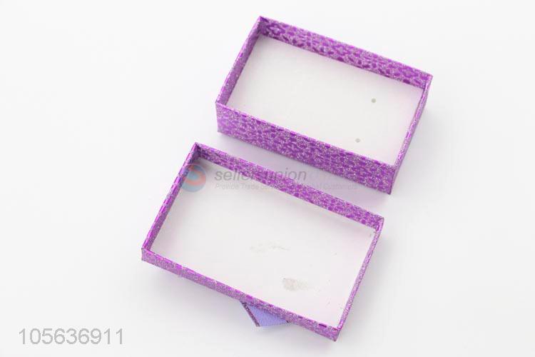 Customized cheap custom logo ring necklace jewelry box