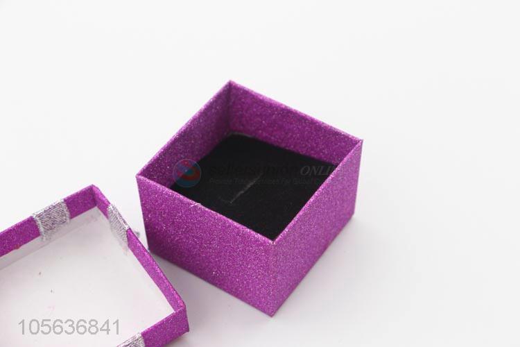 Best selling delicate printing ring box jewelry box