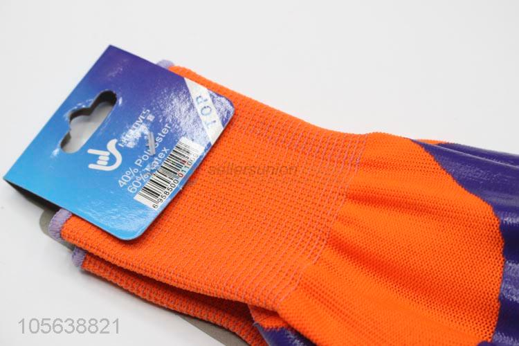 Competitive price durable working gloves safety latex gloves