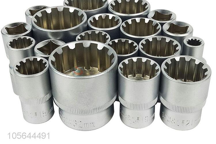 High Quality 19 Pieces Gear Socket Set Socket Bit Set