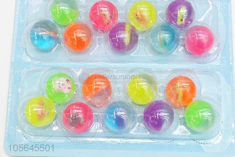 Best quality high bouncing crystal rubber bouncy balls