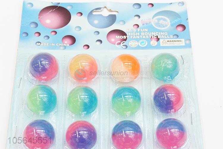 Hot selling rubber bouncy ball racquetball kids toy balls