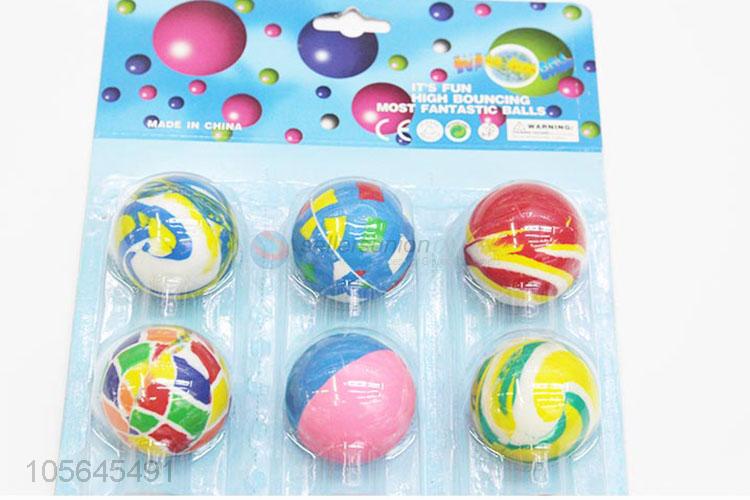 Superior factory wholesale price rubber mix color bouncy balls