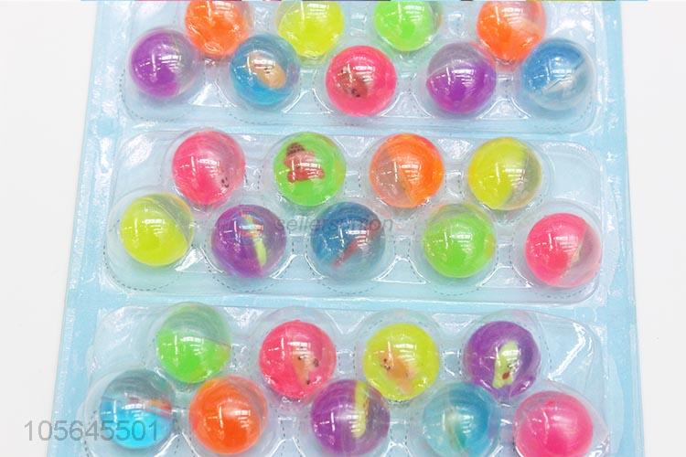 Best quality high bouncing crystal rubber bouncy balls