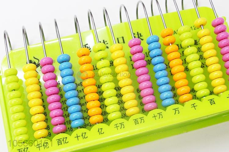Top Quanlity Multicolor Beads Design Educational Abacus Toy Children Counting Number