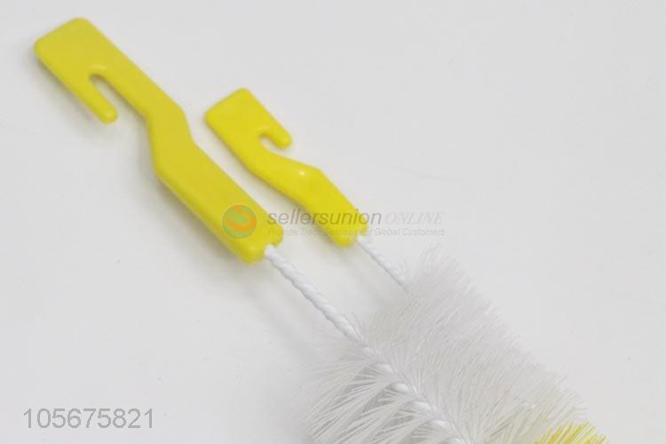 Best quality 360 degree rotating sponge brush baby nipple clean brush