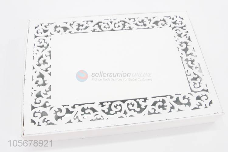 Factory Export Flower Pattern MDF Board Salver for Food