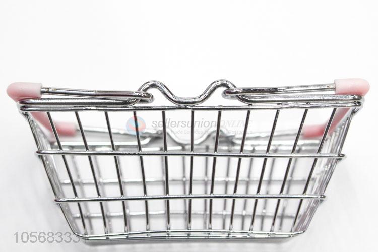 Good Quality Fashion Mini Iron Basket Household Decorative Crafts