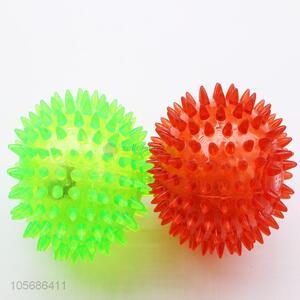 Unique Design Colorful Flashing Spiky Bouncing Ball Toy Ball