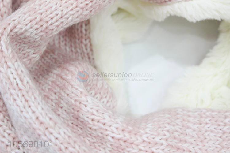 Promotional Wholesale Knitted Collar Neck Scarves