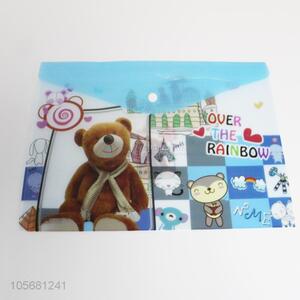 Cartoon Bear File Bag