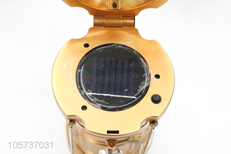 Unique Design Solar USB Camping Light With Small Fan