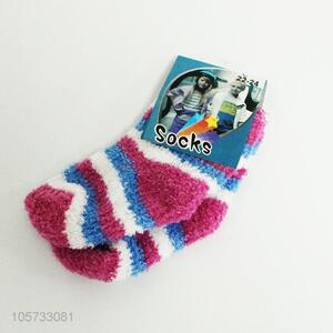 High Quality Thick Woman Stripe Sock