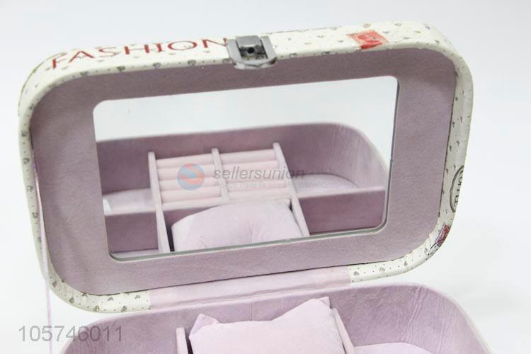 Direct factory supply tower printed pu cosmetics storage box