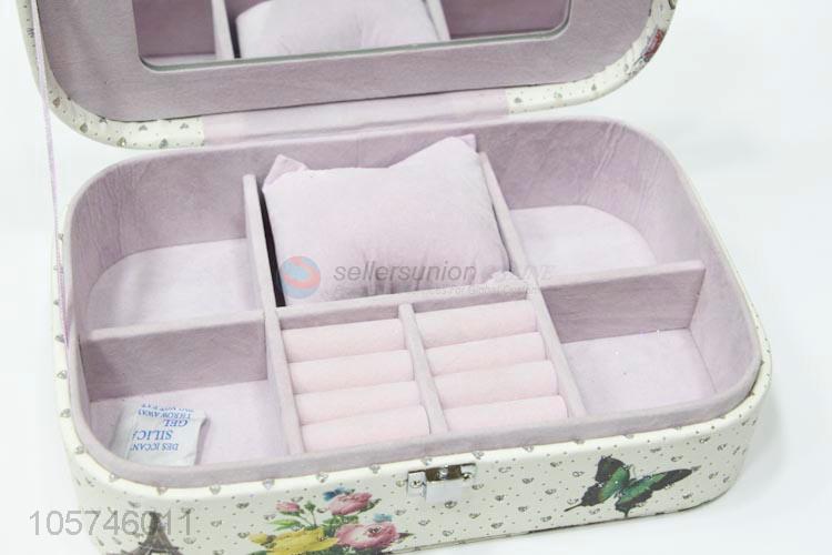 Direct factory supply tower printed pu cosmetics storage box