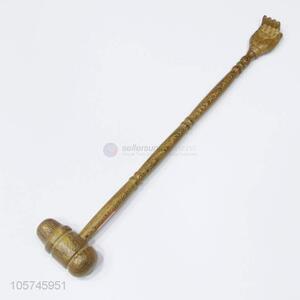 High sales dual-purpose wooden hammer massager with back scratcher