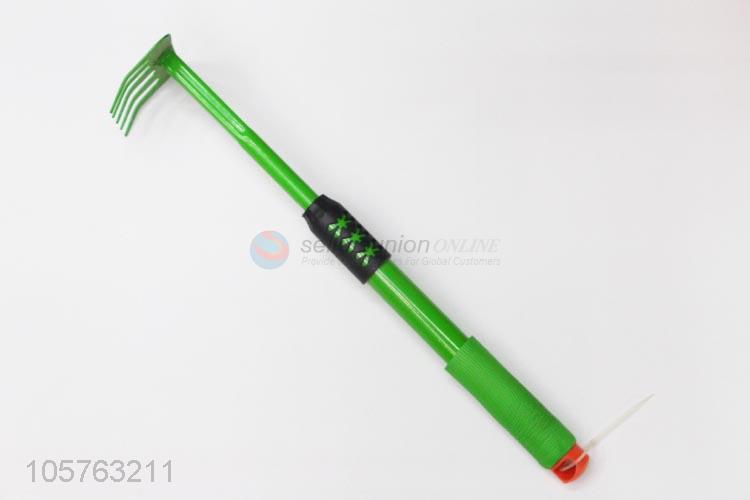 Low price gardening hand tool small garden iron rake