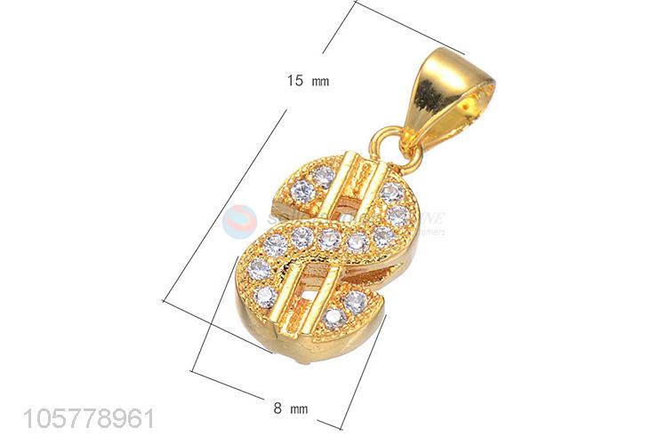 Creative Design Dollar Symbol Necklace Pendant Fashion Accessories