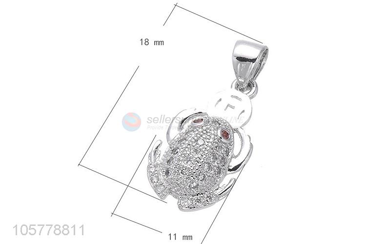 High Quality Insect Shape Inlay Zircon Pendant Fashion Necklace