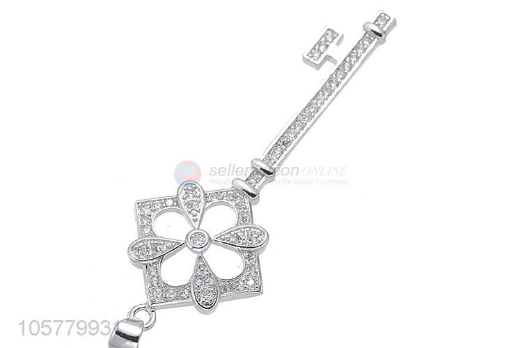 Wholesale Key Shape Copper Necklace Pendant For Women