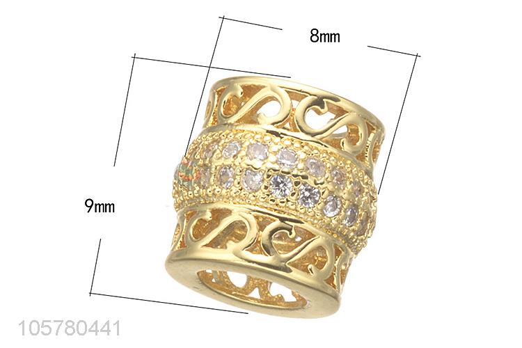 New Arrival Big Hole Copper Spacer Bead Fashion Accessories