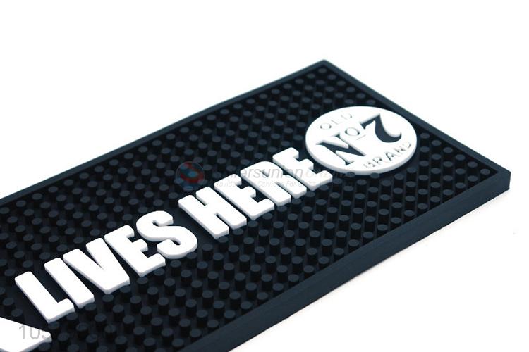 Custom Bar Decorative Soft PVC Rubber Beer Mat