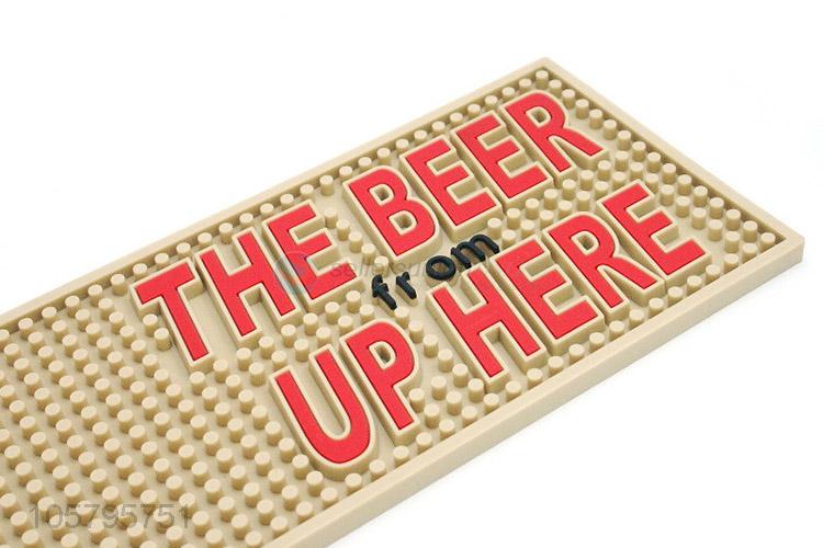 New Design Soft PVC Rubber Beer Mat Best Bar Mat