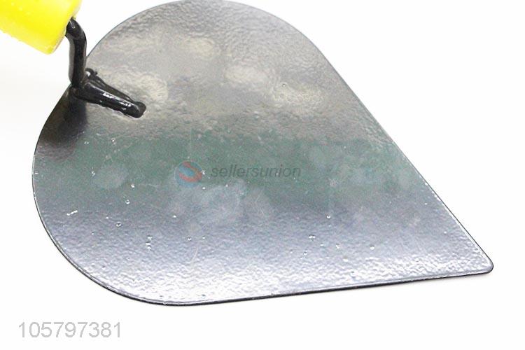 High grade steel bricklaying trowel with plastic handle