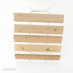 Good Quanlity Wooden Ruler Learning Office Stationery Ruler