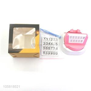 Hot Sale Plastic Hidden Temporary Parking Cell Phone Number Card