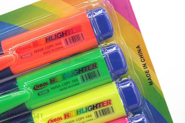 Competitive Price Fluorescent Colorful Highlighter Marker Pen