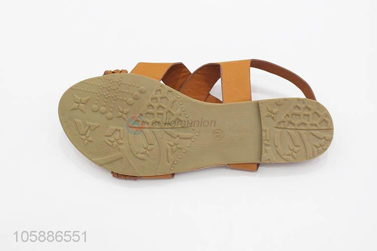 Yiwu factory stylish summer outdoor flat women sandals