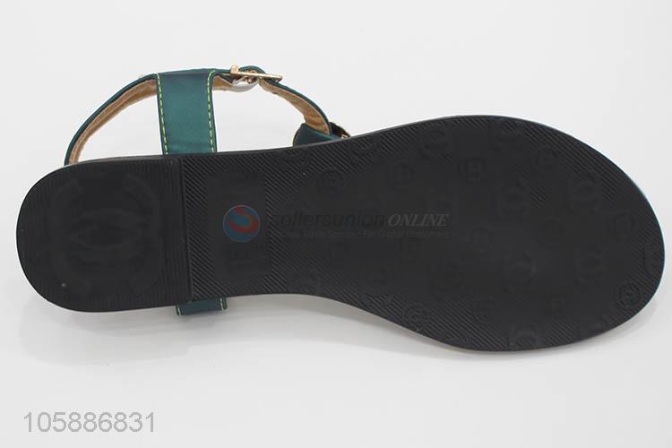 Low price custom summer women trendy thong sandal sandals