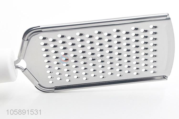 Hot selling stainless steel bent ginger hand held grater with pp handle