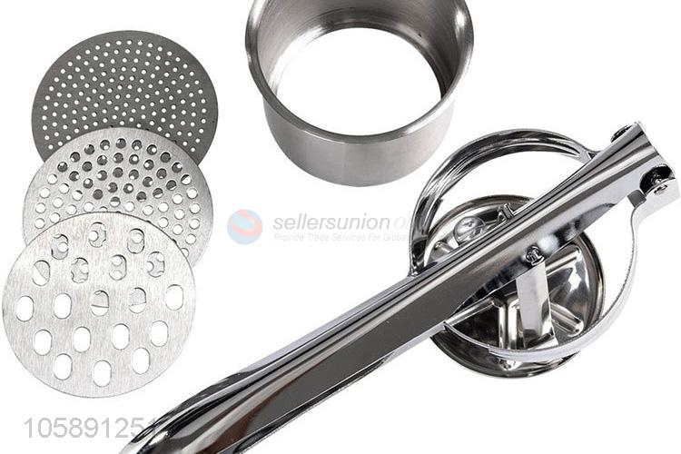 Wholesale cheap price stainless steel potato masher fruit and vegetable crusher