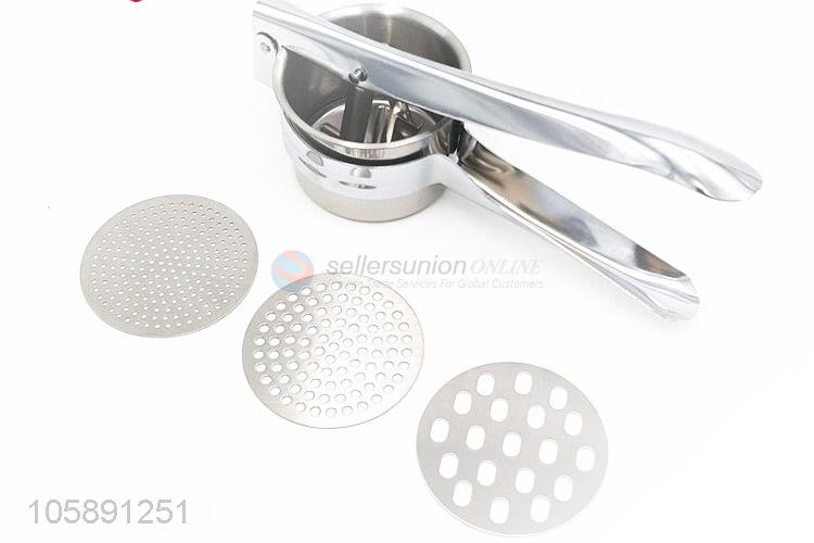 Wholesale cheap price stainless steel potato masher fruit and vegetable crusher
